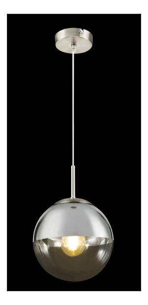 Závěsné svítidlo Varus 15851 (moderní/designové) (nikl + průhledná)