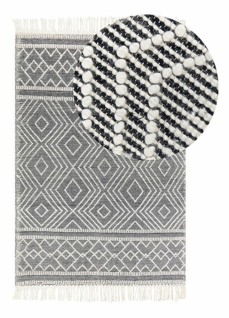 Koberec 160 x 230 cm Savu (černá)