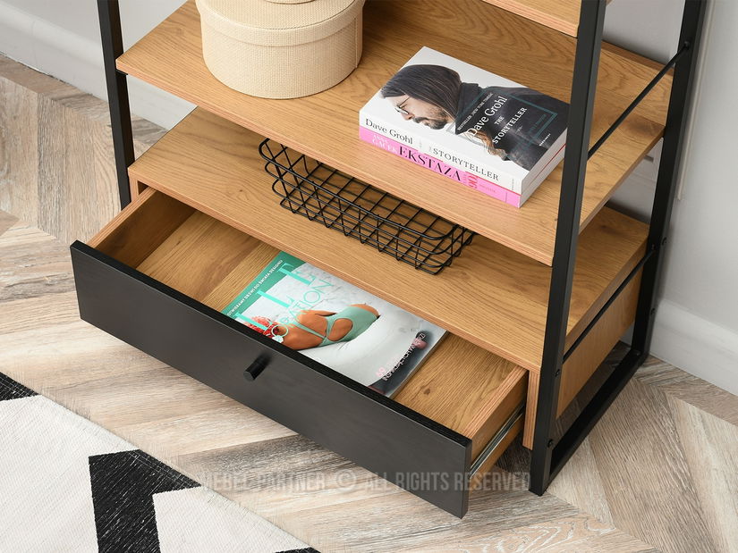 Regál Luca (černá)