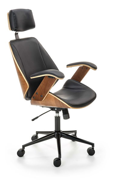 Kancelářská židle Ingleton (ořech + černá)