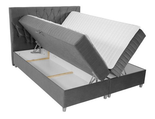 Manželská postel 160cm Nolezi (světlobéžová)