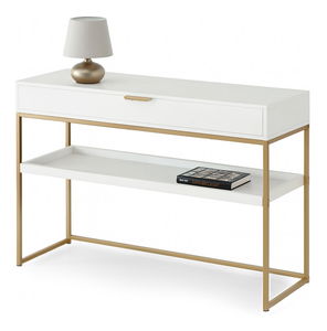 Konzolový stolek Nicamente (zlatá)