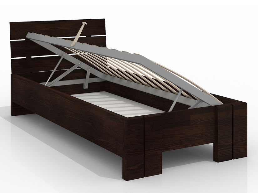 Jednolůžková postel 90 cm Naturlig Kids Tosen High BC (borovice) (s roštem)