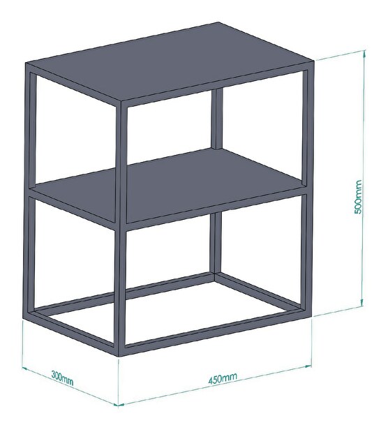 Příruční stolek Mlock (Černá)