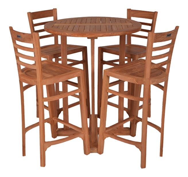 Zahradní barový nábytek Hecht Alpen set 80 (teak)