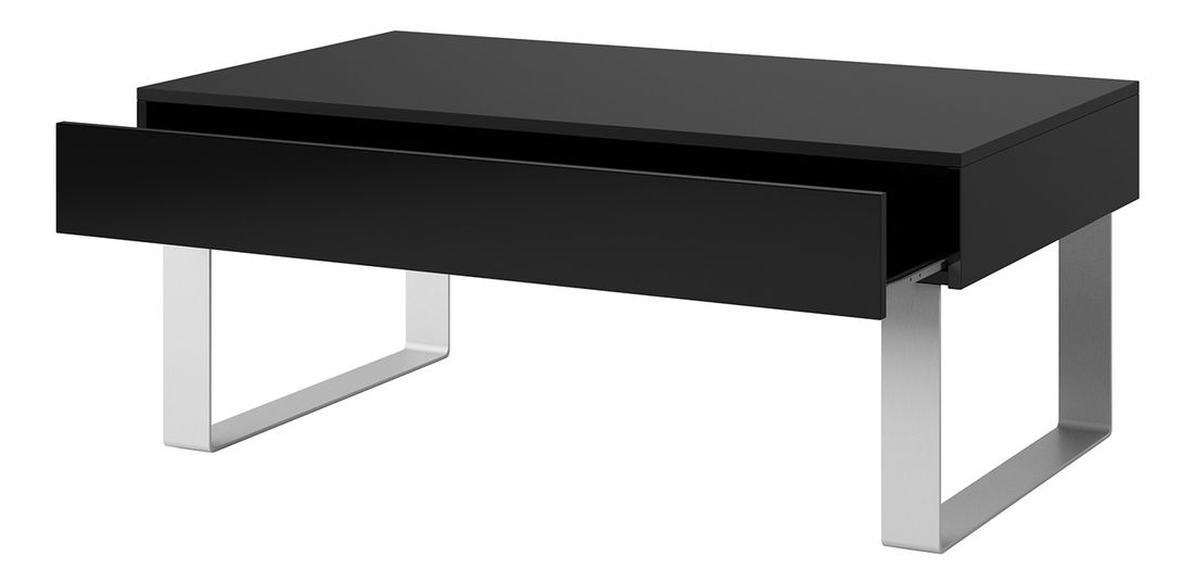 Konferenční stolek Calabria VS (černá matná + lesk černý)