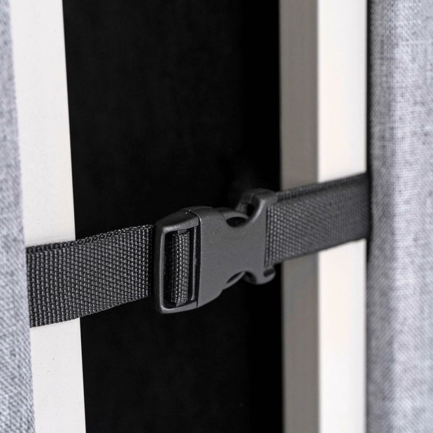 Zahradní lehátko Velar (šedá)