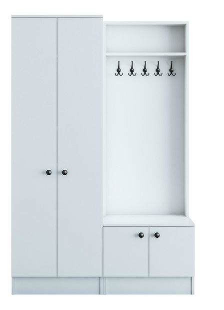 Předsíňová stěna Maui M11 (bílá)