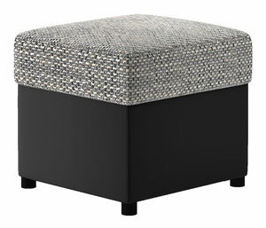 Taburet 45x45 cm Ron Typ 01 (šedá + černá)