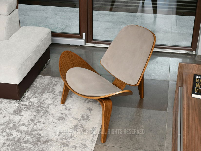 Křeslo Ronaldo (ořech)