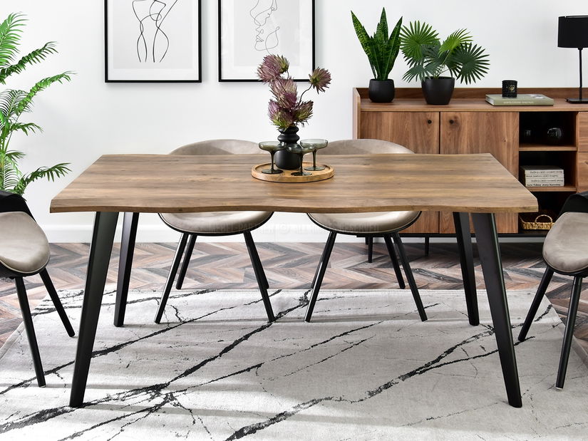 Jídelní stůl Maui (ořech + černá)