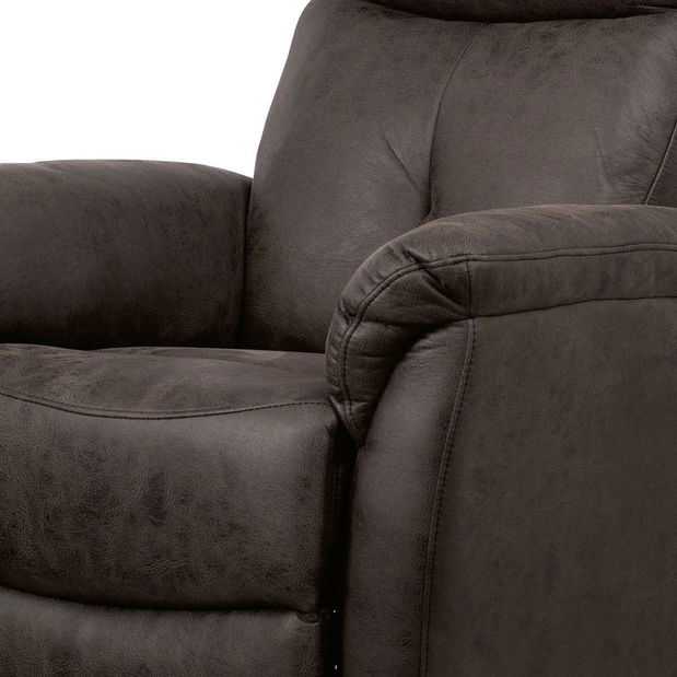 Polohovací křeslo Torturas (hnědá)