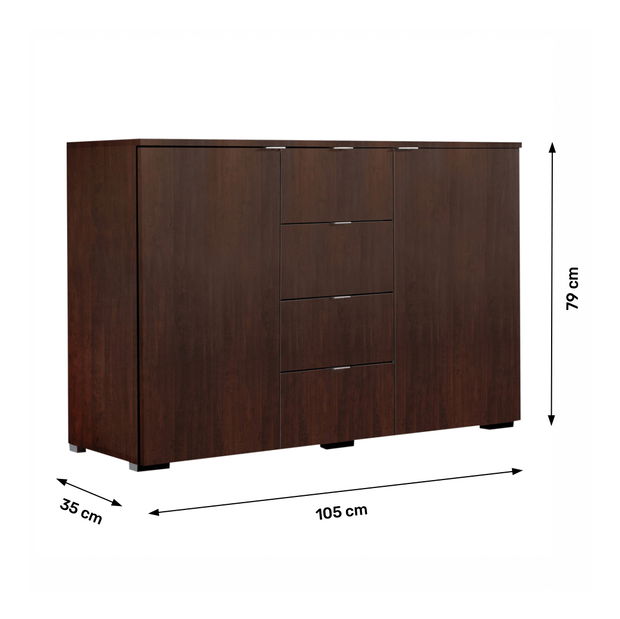 Kombinovaná komoda typ 1 Milara (wenge) *výprodej