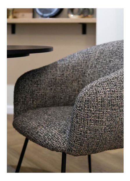 Jídelní židle Bari (černá + černá)