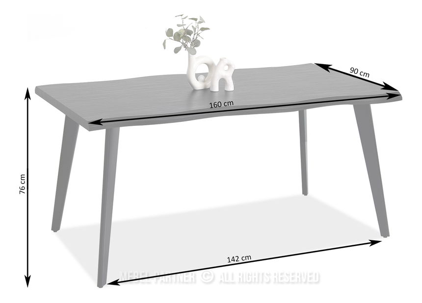 Jídelní stůl Maui (černá)