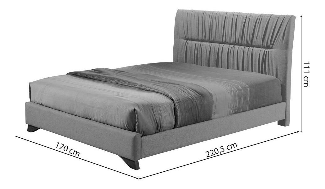 Manželská postel 160 cm Lania 160 (s roštem) (zelená)