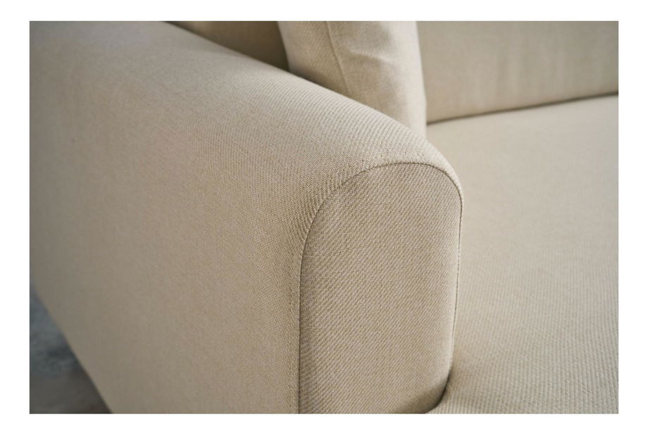 Rohová sedací souprava Minty (L) (krémová)