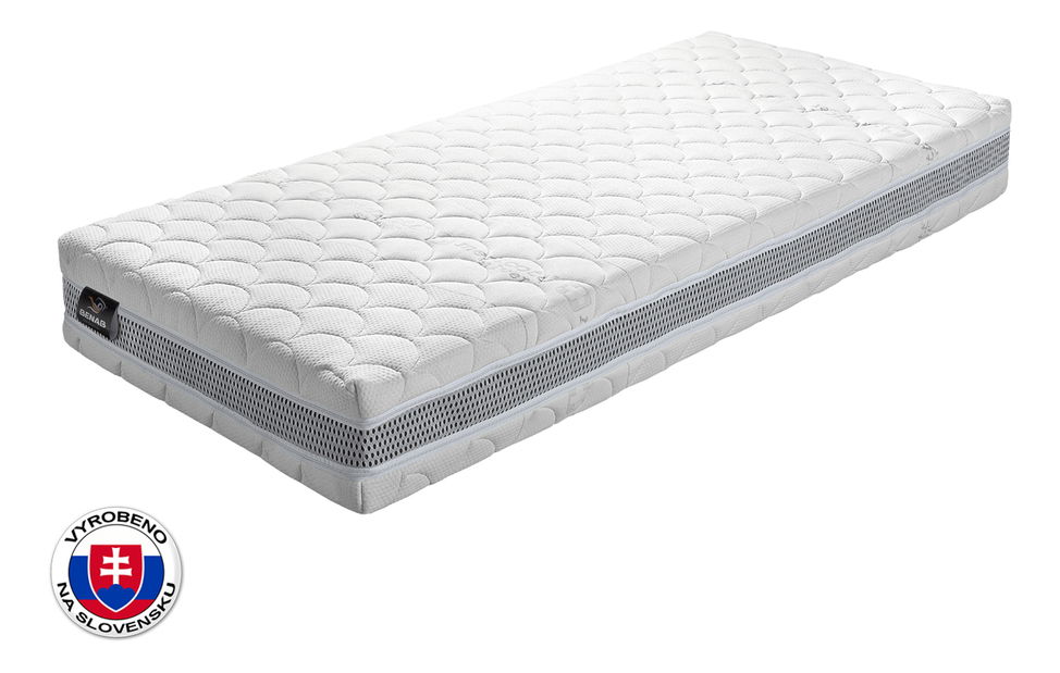 Manželská postel 140 cm Benab Elson komfort (s roštem, matracem a snímatelný polštářem)