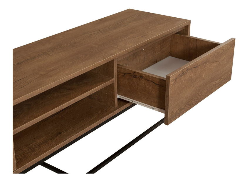 Sada nábytku do obývacího pokoje Laxi 11 (ořech + černá)