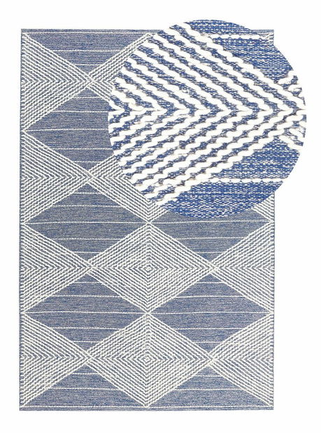 Koberec 160 x 230 cm Dacia (modrá)