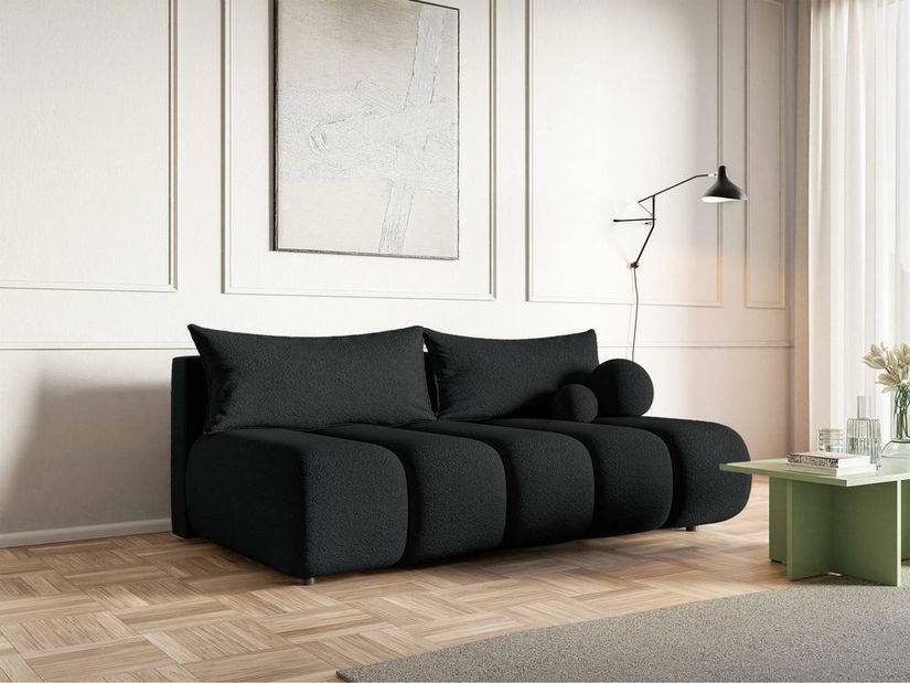 Pohovka trojsedačka Didier mini (černá + černá)