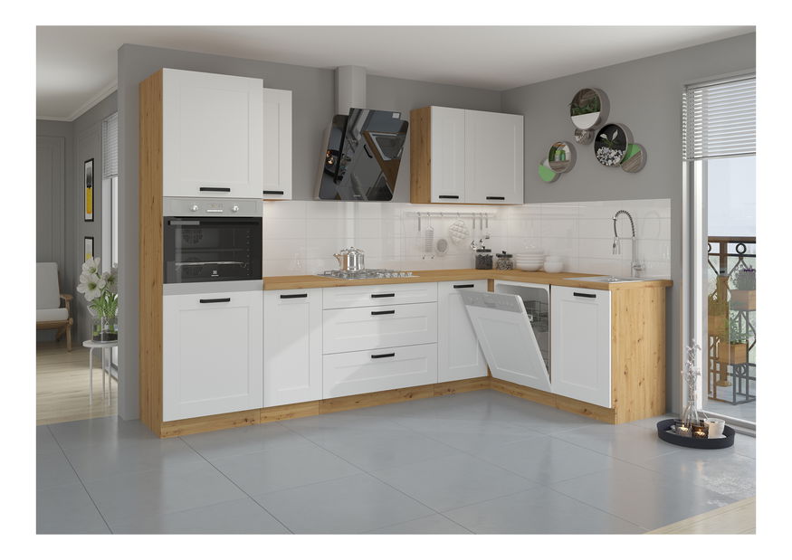 Dolní kuchyňský regál Lesana 2 (hnědá) 30 D OTW BB