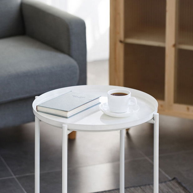 Příruční stolek Tadra (bílá)