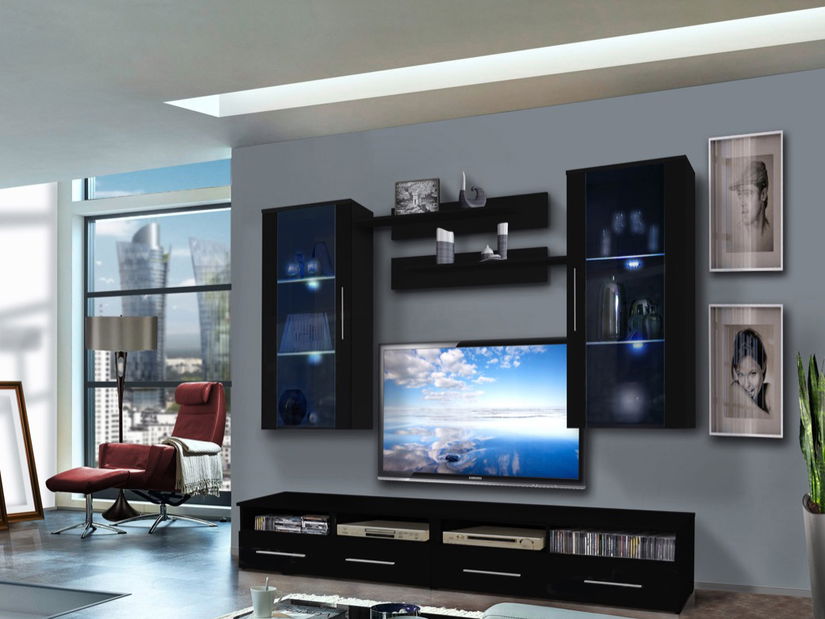 Obývací stěna Clevo 25 ZZ CL G2 (s osvětlením)