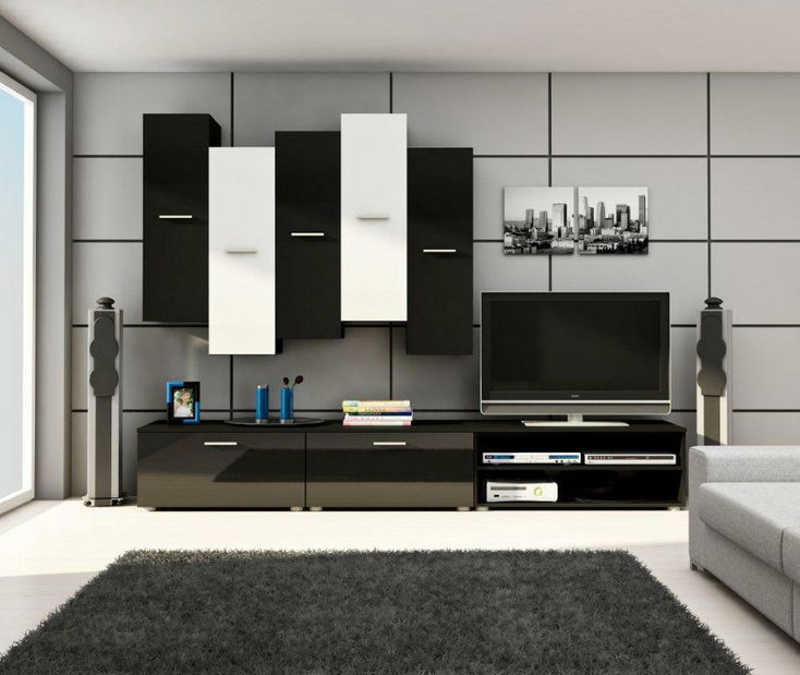 Obývací stěna Piano 8