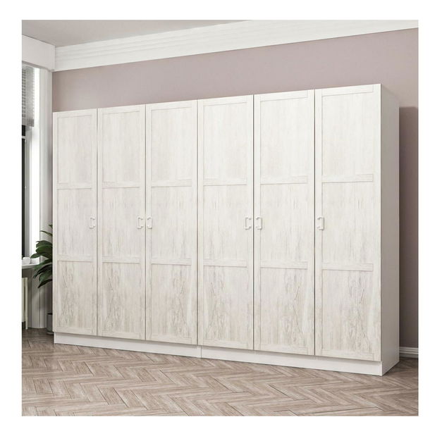 Šatní skříň Kalia 3834 (bílá)