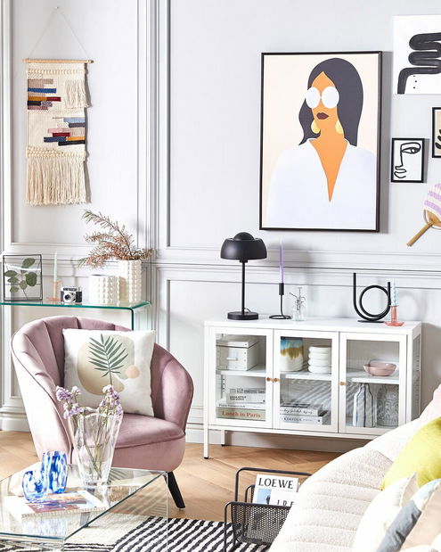 Stolní lampa Seneca (černá)