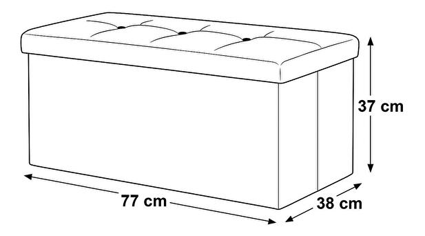 Taburetka Traslucido (zelená) (s úl. prostorem)