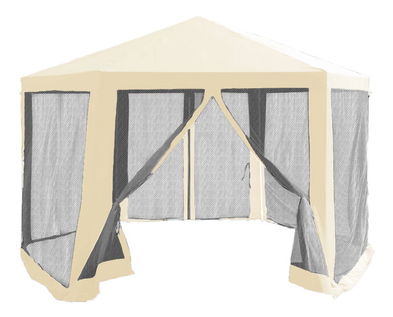 Stanový altán Rhoda (béžová + černá)