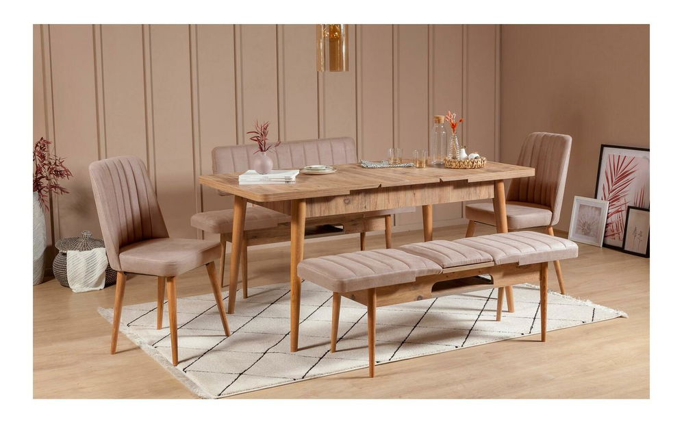 Jídelní židle Vlasta 1 (borovice atlantická + kámen)