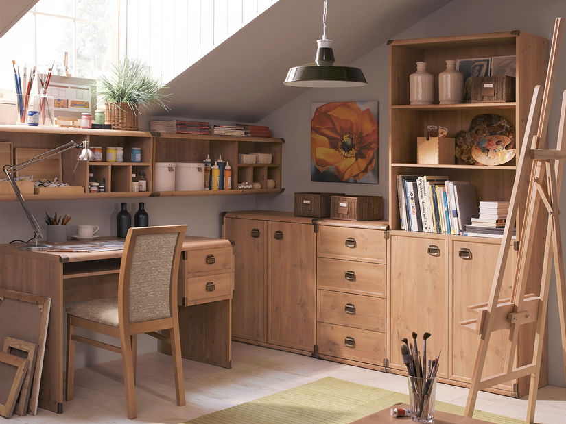 Studentský pokoj Black Red White Indiana 6