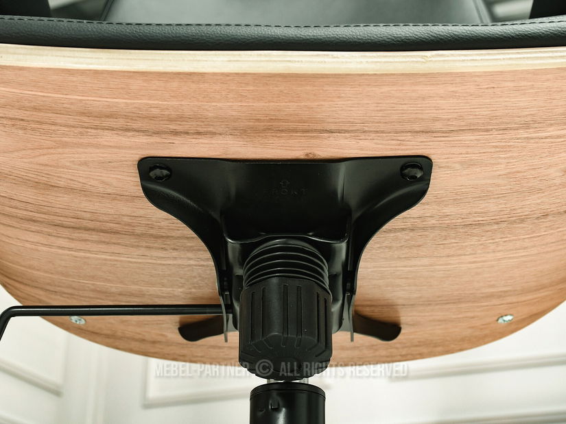 Křeslo Clementine (dub černý + černá)