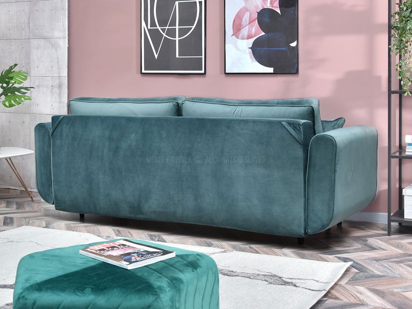 Pohovka dvousedačka Bacteria (černá)