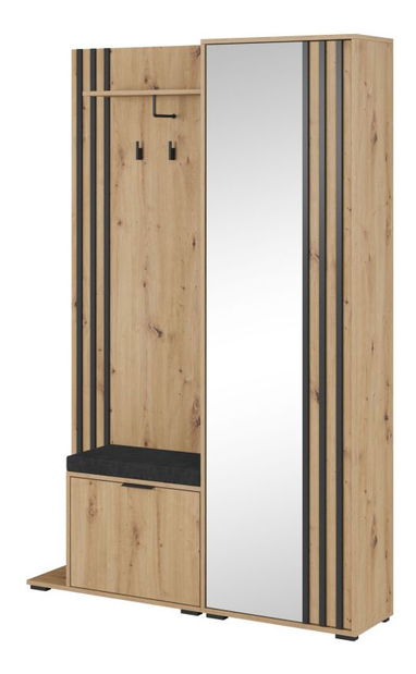 Předsíň Nelliana (dub artisan) s polštářem