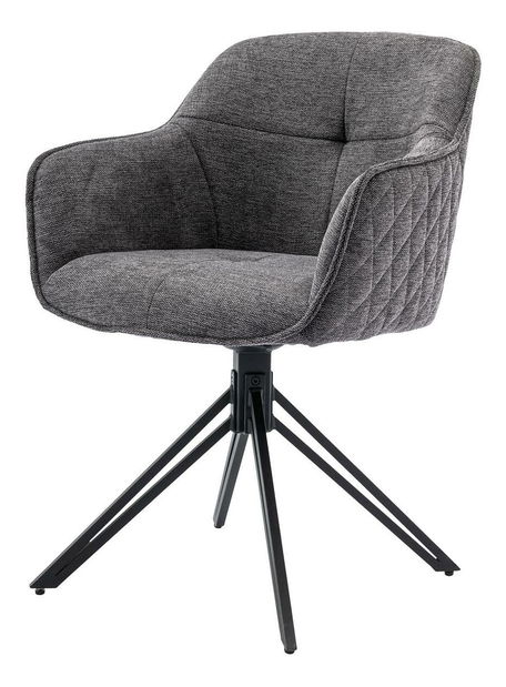 Jídelní židle Heretico (tmavě šedá)