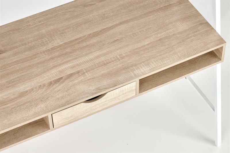 Pc stolek Britni (dub sonoma + bílá)