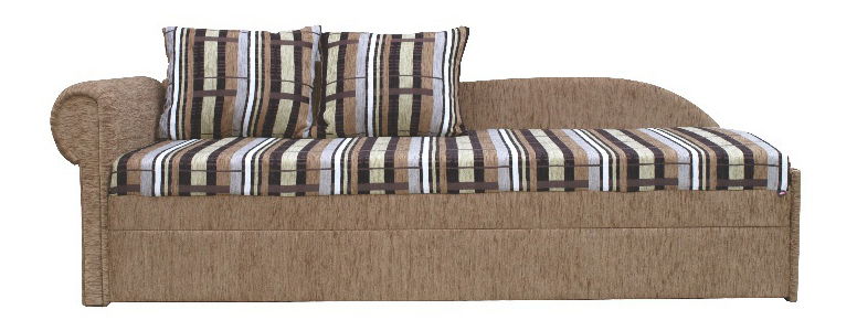 Pohovka Aga D arena hnědá (L)