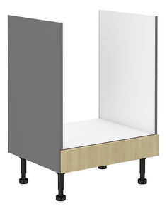 Dolní kuchyňská skříňka na rúru Scarmi 60 D GAZ BB (Antracit + Herringbone scandi)