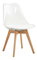 Jídelní židle Bralla 2 (transparentní + buk + bílá)