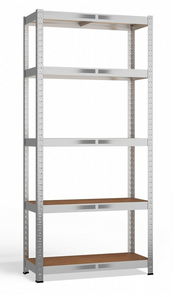 Regál Rubia 1 (stříbrná)