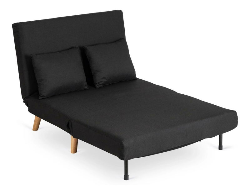 Rozkládací křeslo Motecacleta 2 (černá)