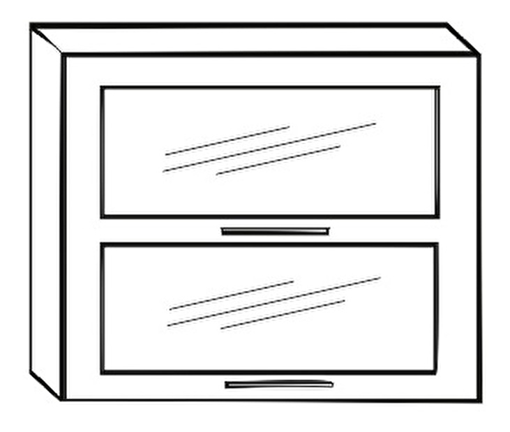 Horní kuchyňská skříňka Irys New G2W-80
