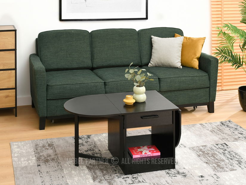 Konferenční stolek Espana (černé dřevo + černá)