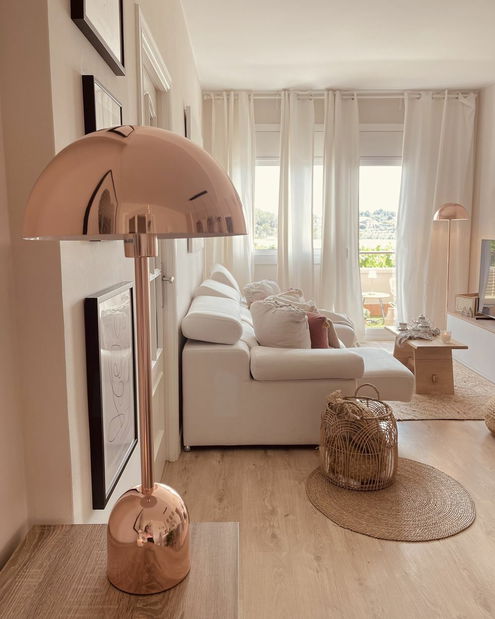 Stolní lampa MASCA (měděná)