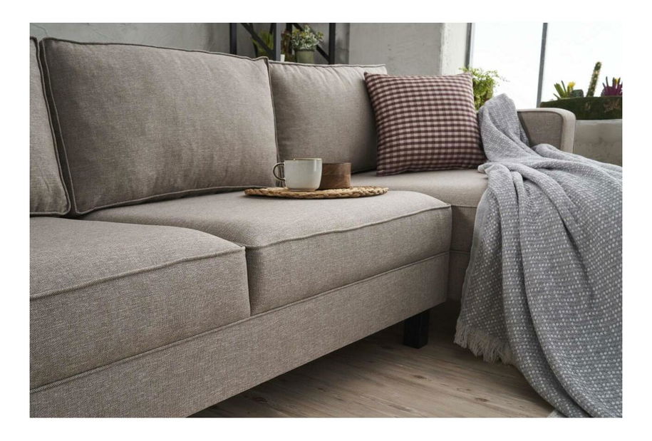 Rohová sedačka Kalen 1 (P) (krémová)