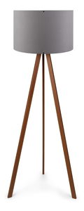 Stojanová lampa Comporollo 1 (šedá + hnědá)